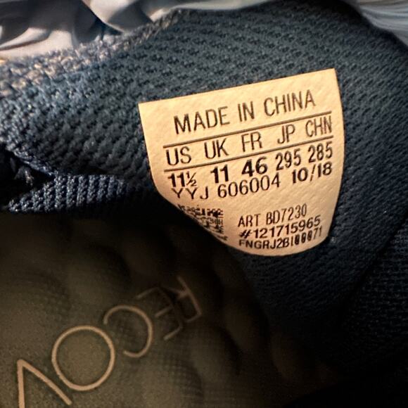 ADIDAS | Mens Athletics 24/7 Training Shoe Size 11.5 Blue Sneaker Tennis Shoe - Picture 4 of 10